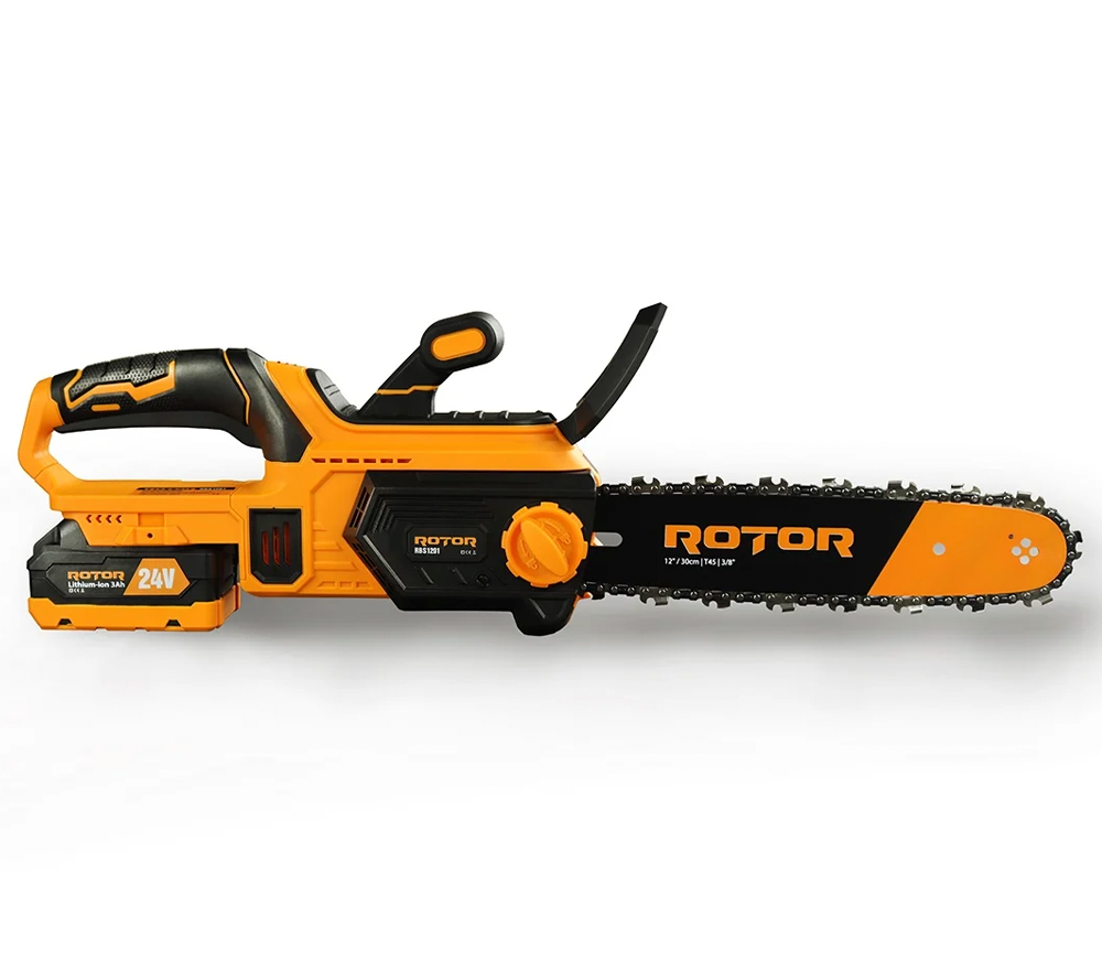 Цепная пила аккумуляторная ROTOR RBS1201 300мм 24В 3Ач-3