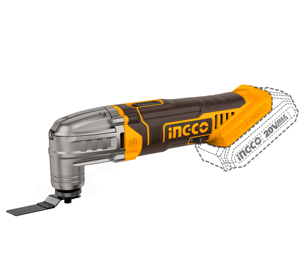 Uneltă multifuncțională fără fir INGCO CMLI20228  20V  2Ah 20000osc/min