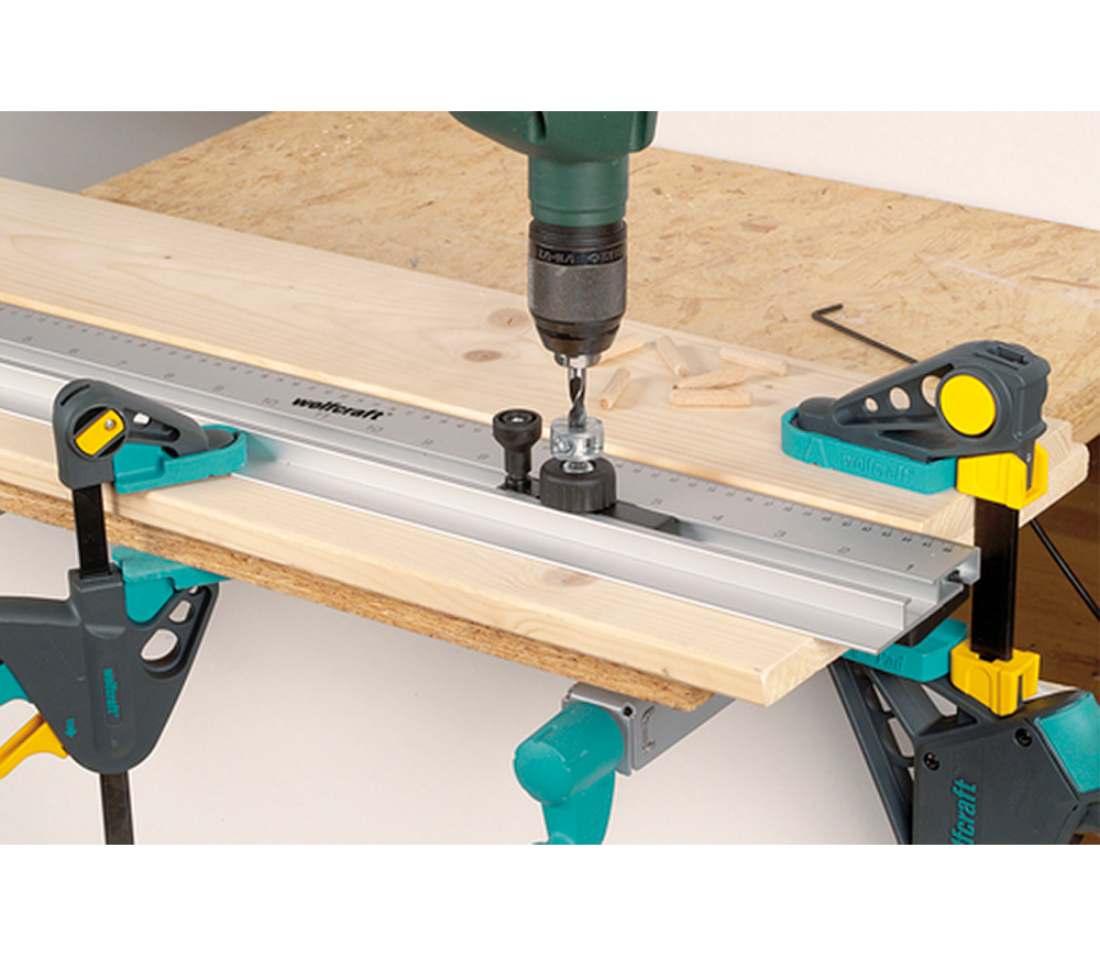 Șablon universal pentru dibluri Wolfcraft 4650000-4