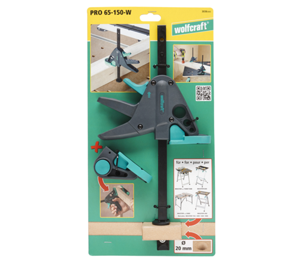 Clemă pentru masa de lucru Wolfcraft 3036000 120mm-7
