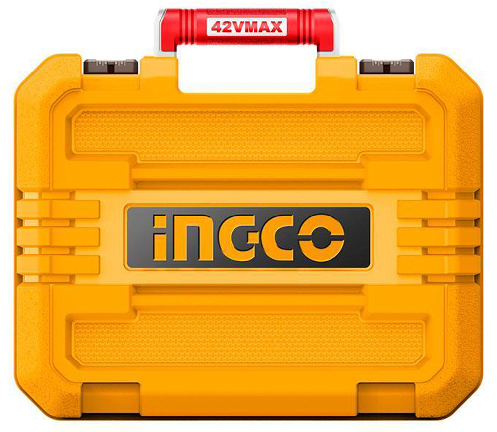 Mașină de înșurubat cu percuție cu acum. INGCO CIDLI429982 42V 2Ah-7