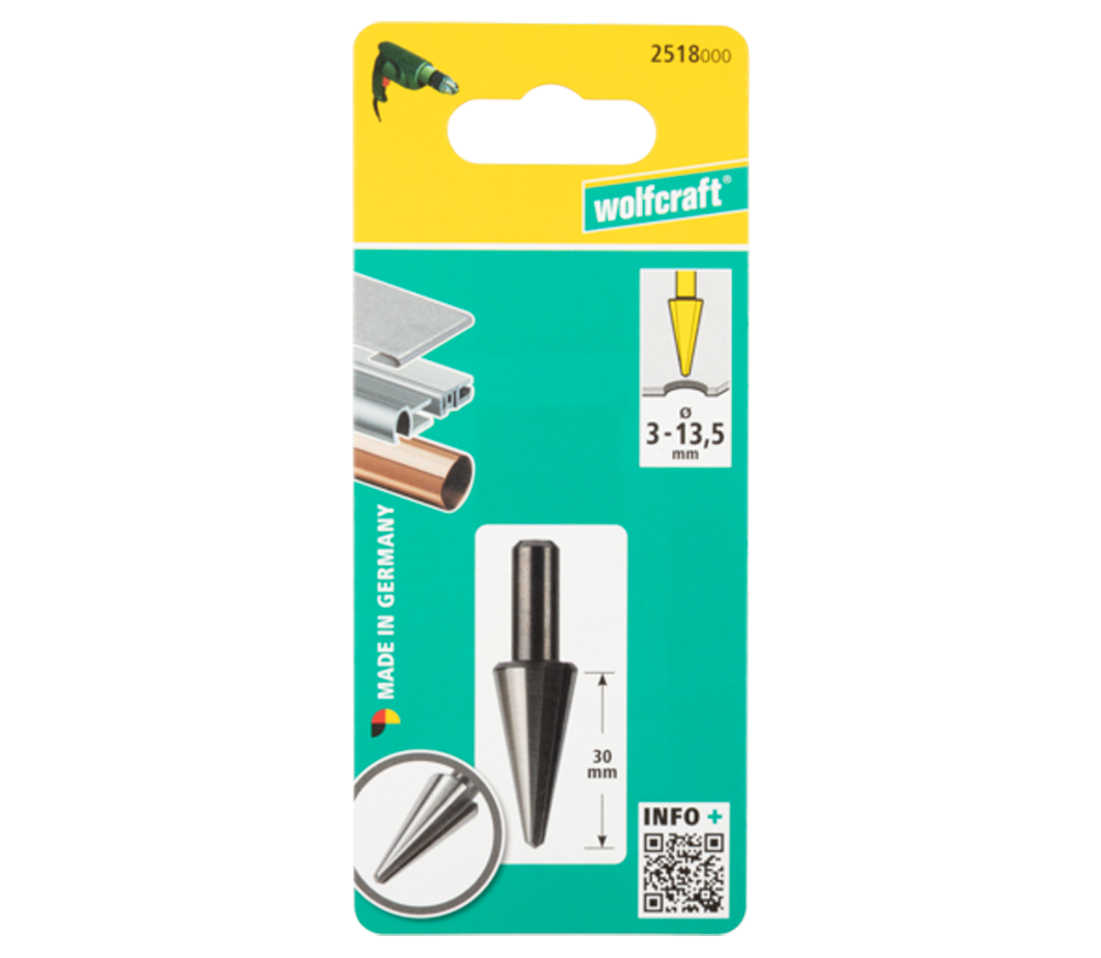 Burghiu conic Wolfcraft 2519000 8-31mm HSS-3