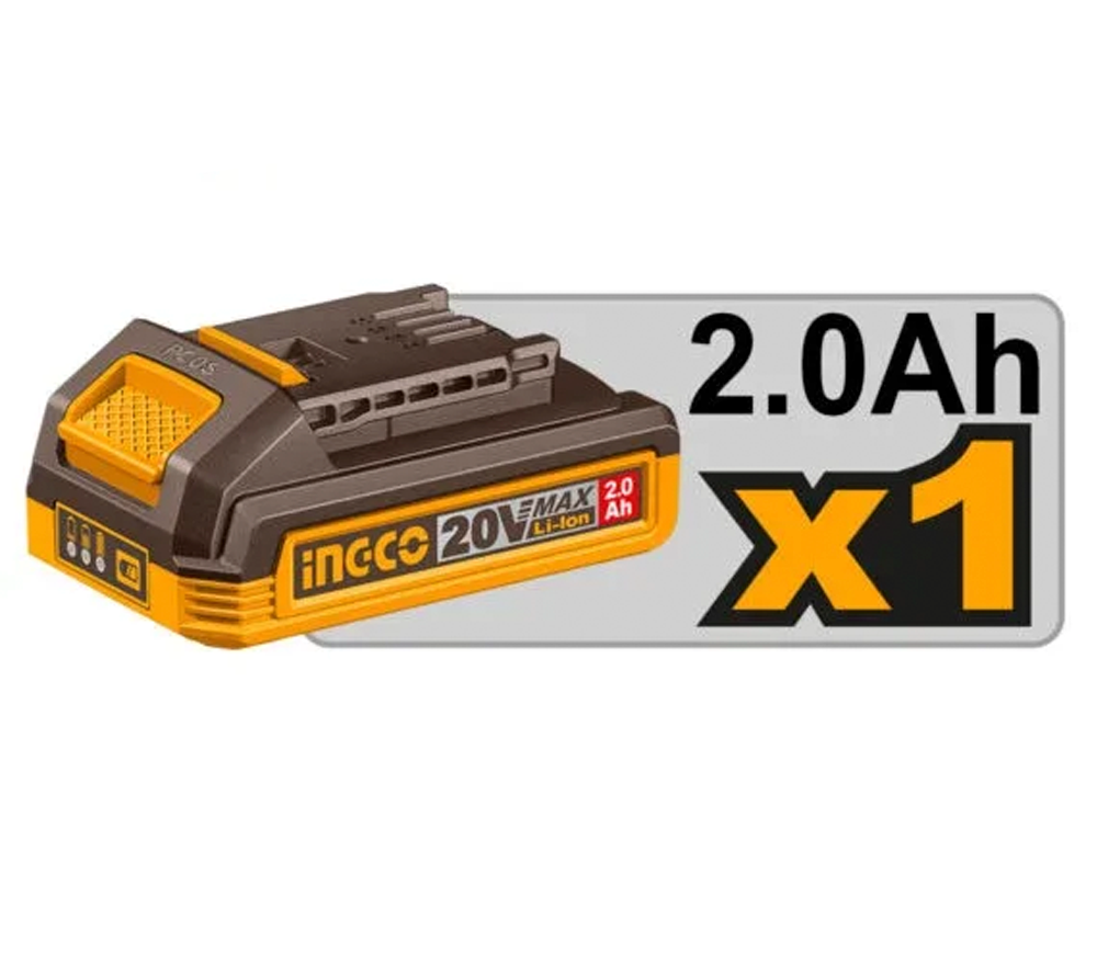 Suflantă cu acumulator INGCO CABLI200181 2700l/min 20V 2Ah-2