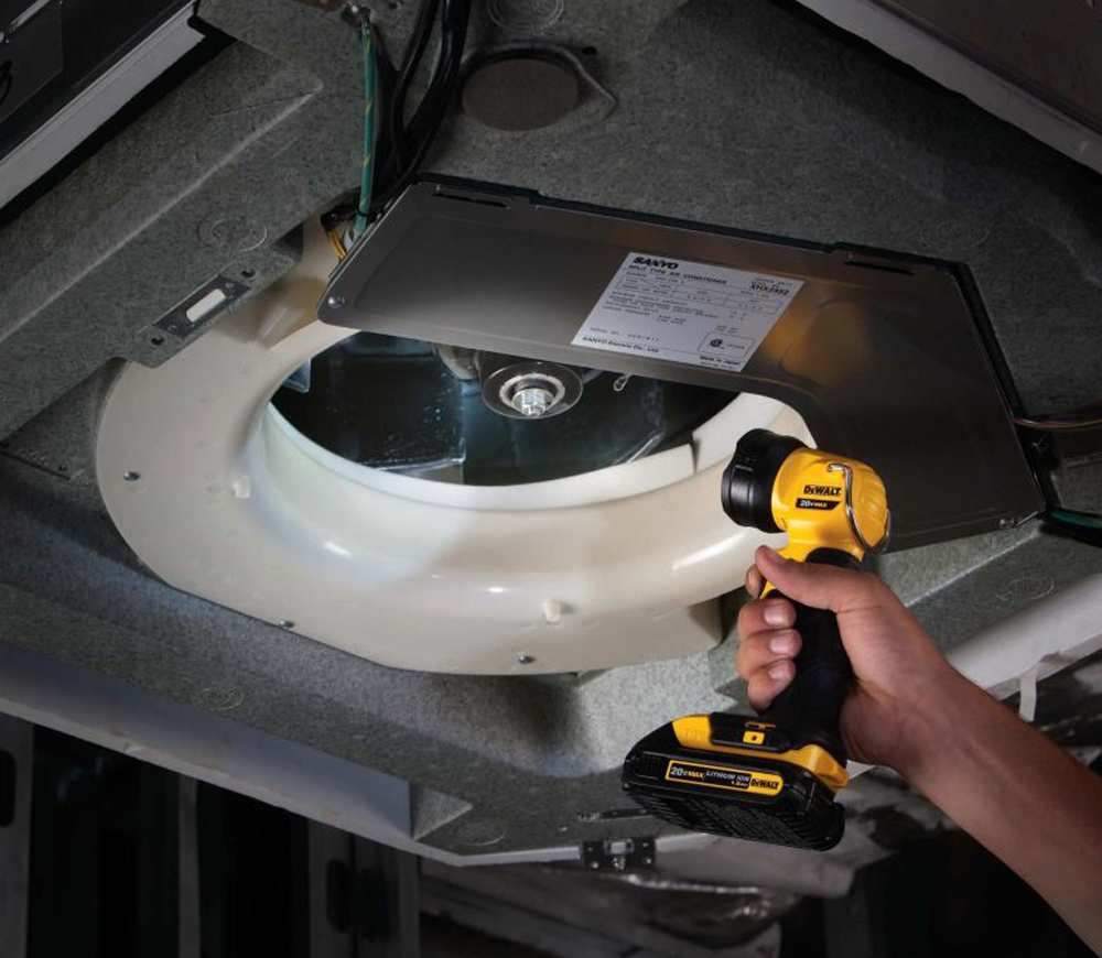Lanternă construcții cu acumulator DEWALT DCL040-XJ 110lm 18V-7