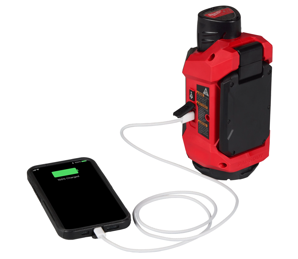 Lanternă construcții cu acumulator (fără bat) MILWAUKEE M12 ALIP-0 300/600/1200lm 12V-9