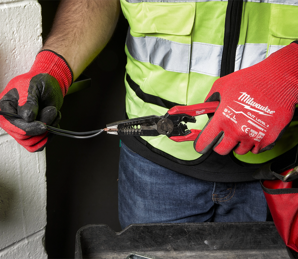 Clești pentru îndepărtare izolație MILWAUKEE 7 in 1 Combination Plier-2