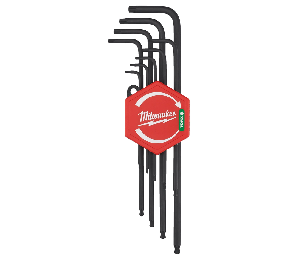 Set 9 chei Torx în formă de L MILWAUKEE 4932492693 T8-T40