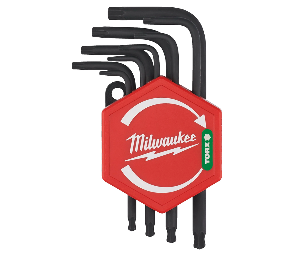 Set 9 chei Torx compacte L-Form MILWAUKEE 4932492703 T8-T40