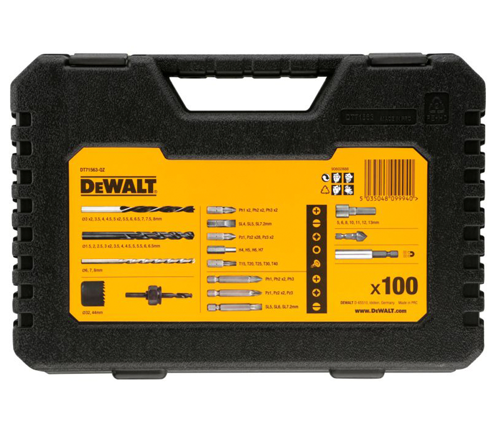 Set de burghie și biți DEWALT DT71563-QZ 1.5-8mm Oțel-2