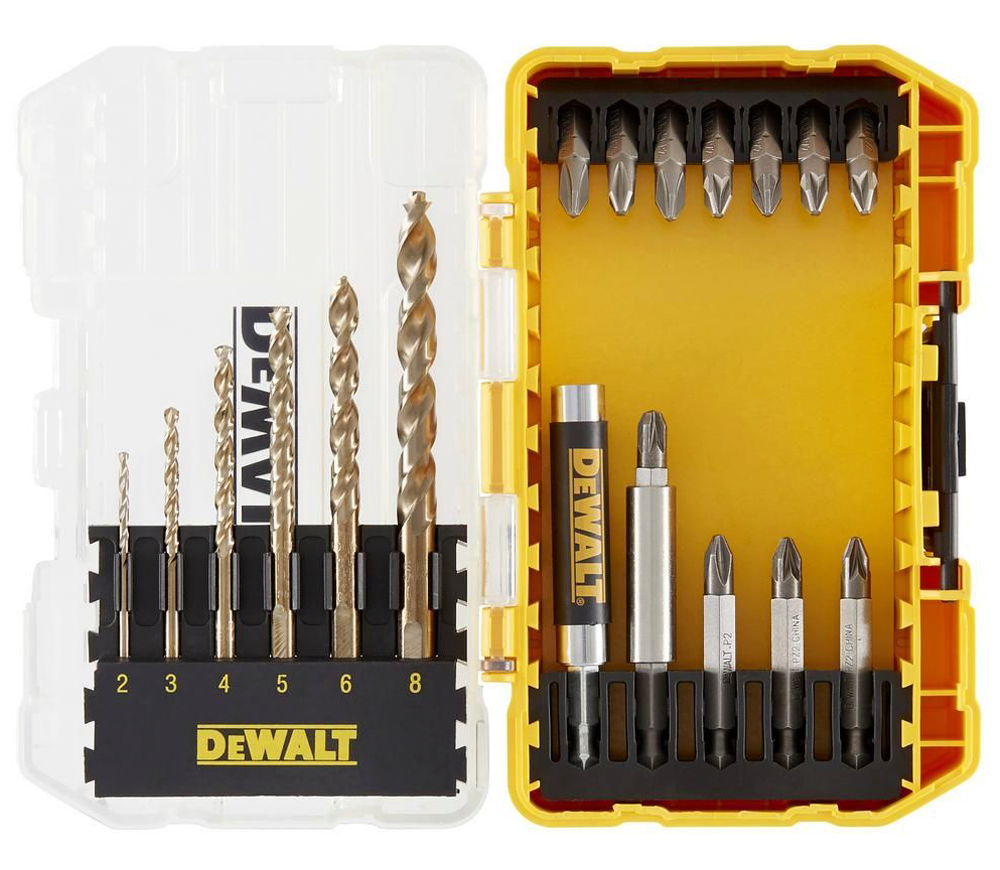 Set burghie și biți (19 buc) DeWALT DT70711 Extreme