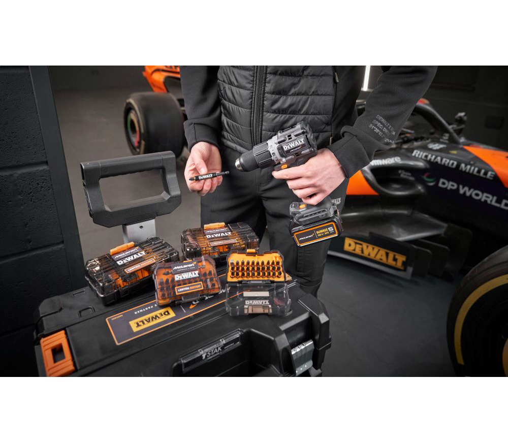 Set de biți cu adaptor unghiular DEWALT DT70782-QZ McLaren Limited Edition PH/PZ/TX 25/57mm-6