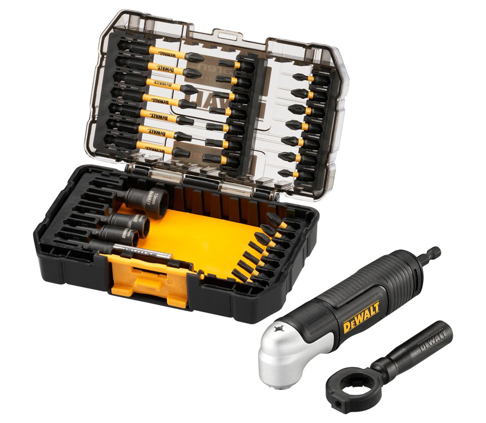 Набор бит с угловым адаптером DEWALT McLaren Limited Edition DT70782-QZ PH/PZ/TX 25/57мм