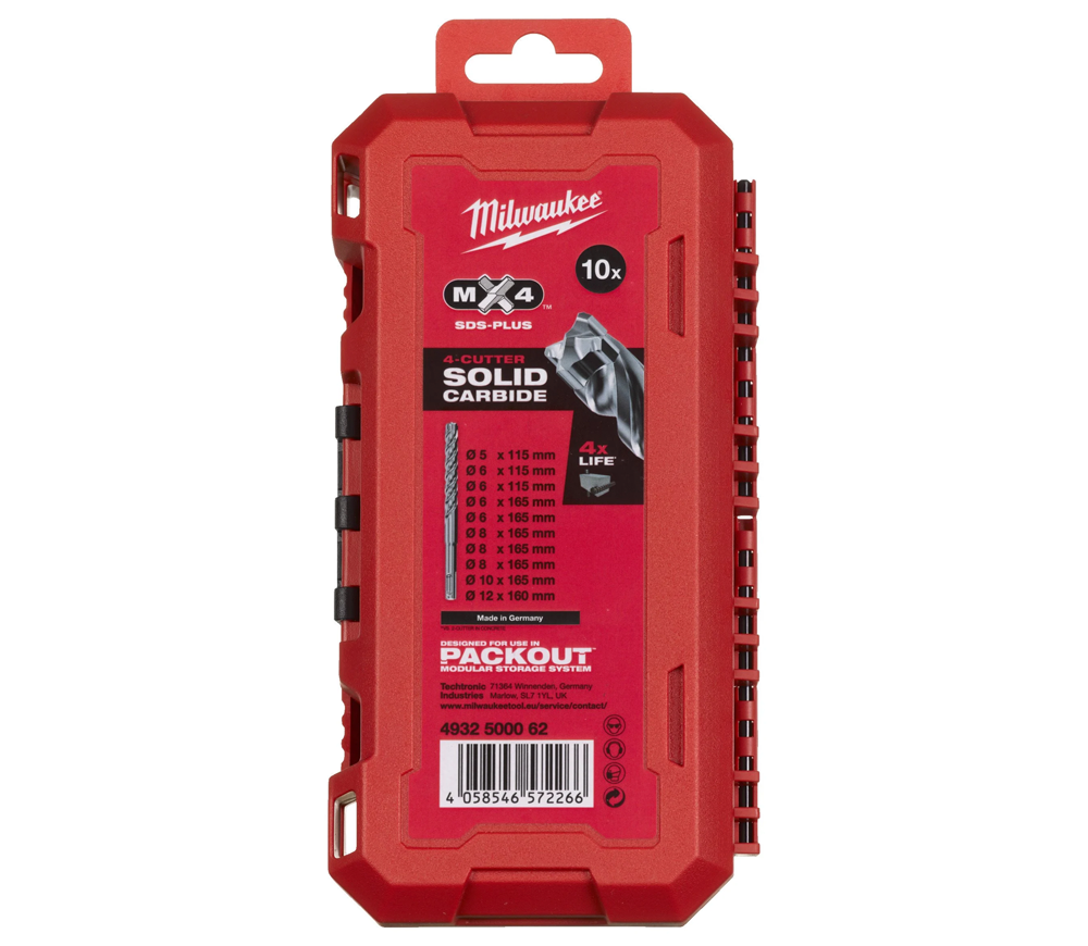 Set burghie MILWAUKEE MX4 NG Set 5-12mm x 115-165mm-2