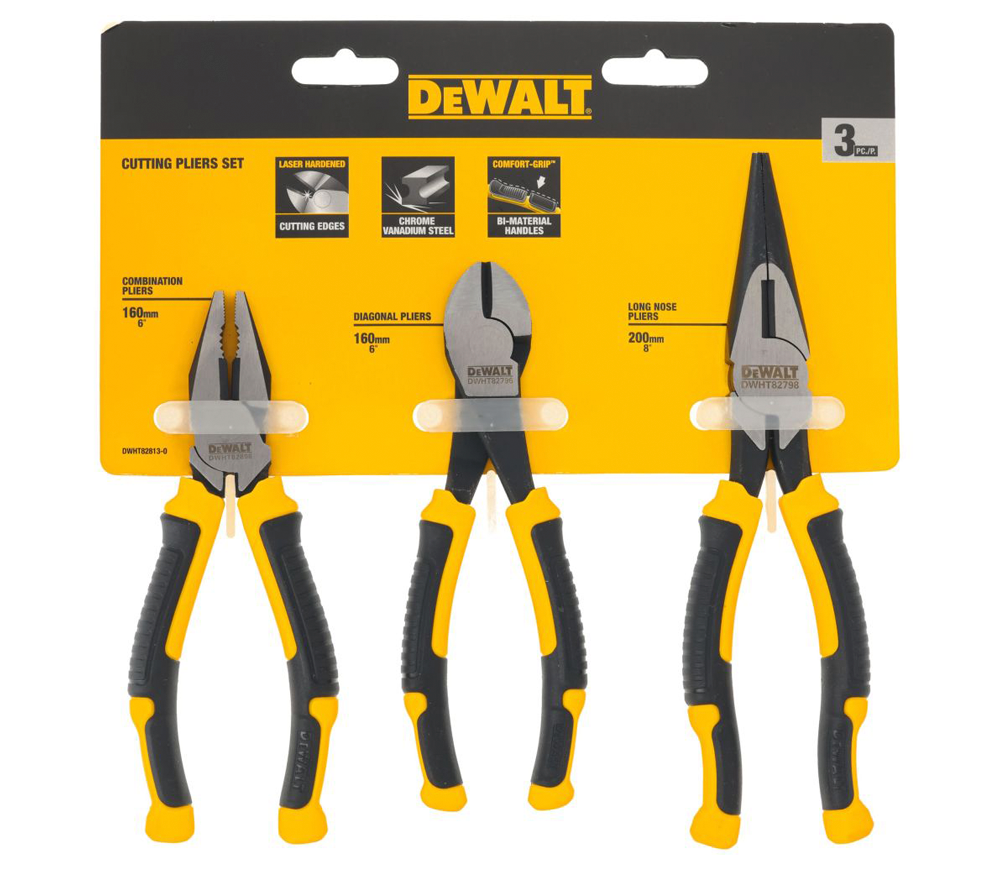 Set de clești și tăietori DEWALT DWHT82813-0 160-200mm-5