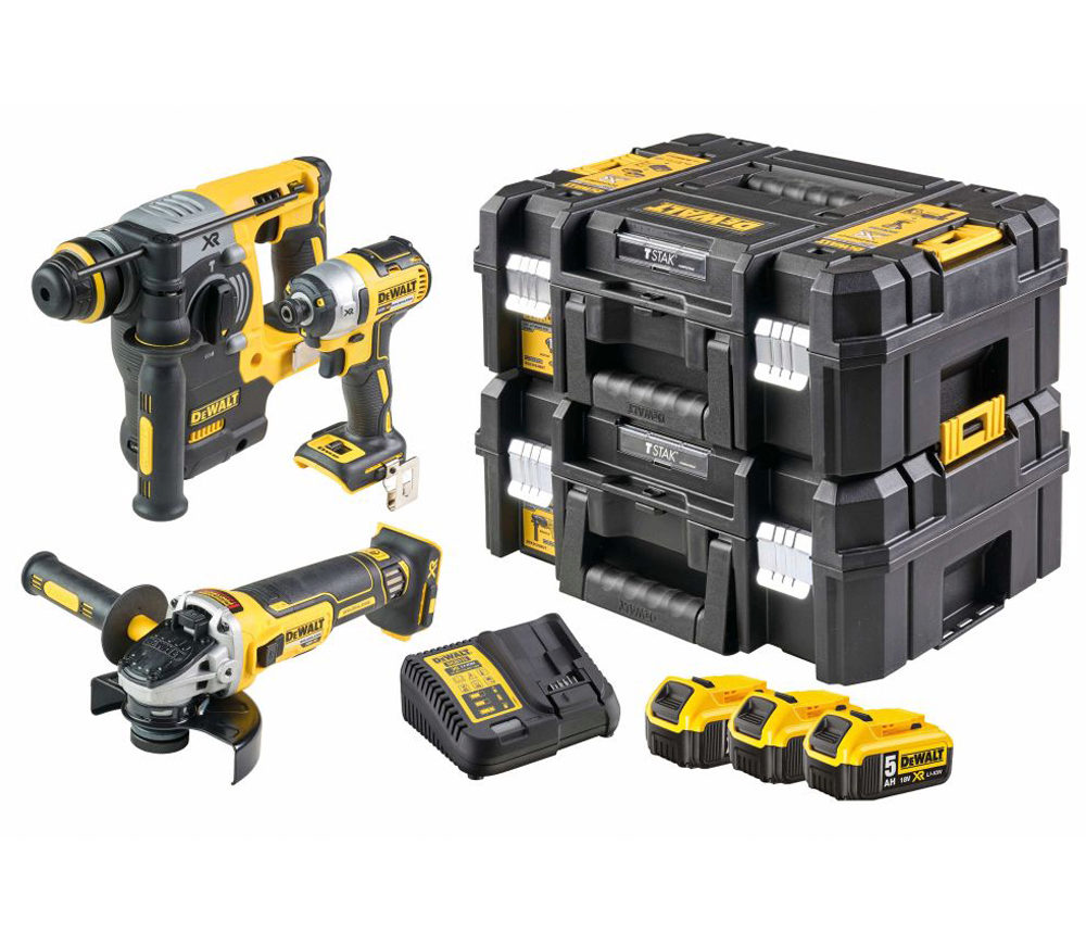 Набор аккумуляторных инструментов DEWALT DCK755P3T