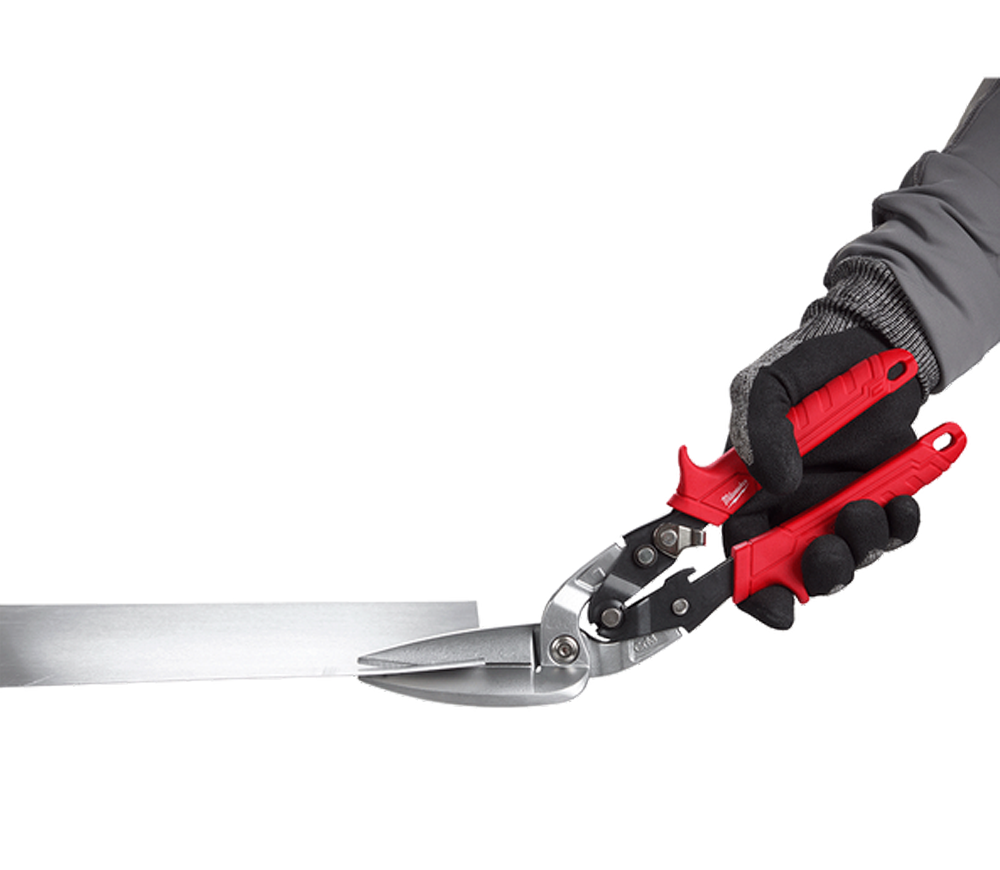 Foarfece tablă MILWAUKEE Long Offset Aviation Snips Stînga-5