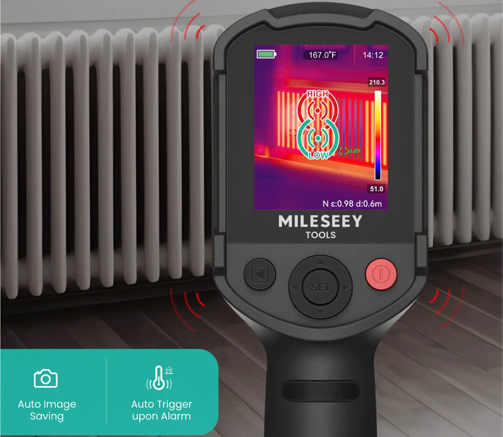 Camera portabila cu termoviziune (Termovizor) MILESEEY TR20PRO -20/+550°C-7