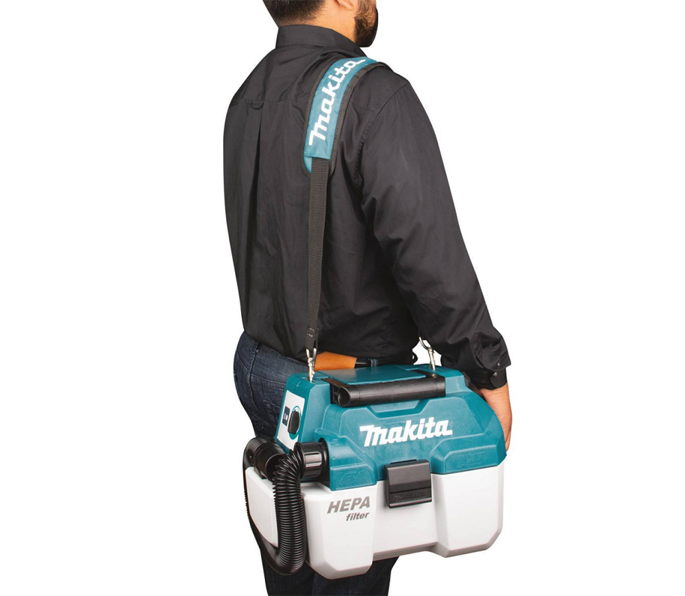 Aspirator industrial cu accumulator (fără bat) MAKITA 18V DVC750LZ 67mbar 7.5L-6
