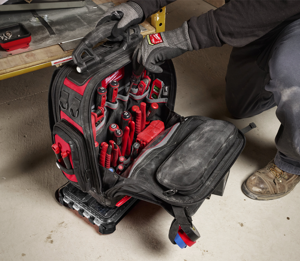 Rucsac pentru scule MILWAUKEE Structured PACKOUT Nailon-7