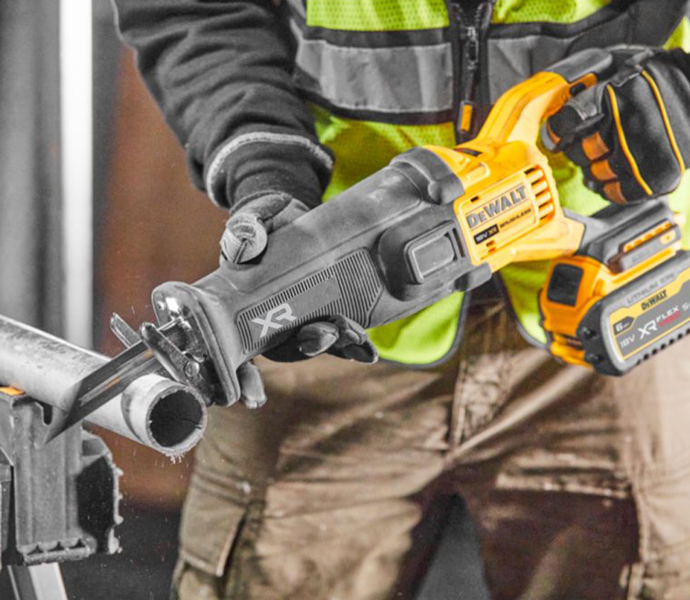 Fierăstrău sabie cu acumulator DEWALT DCS386H2T-QW 18V 5Ah-9