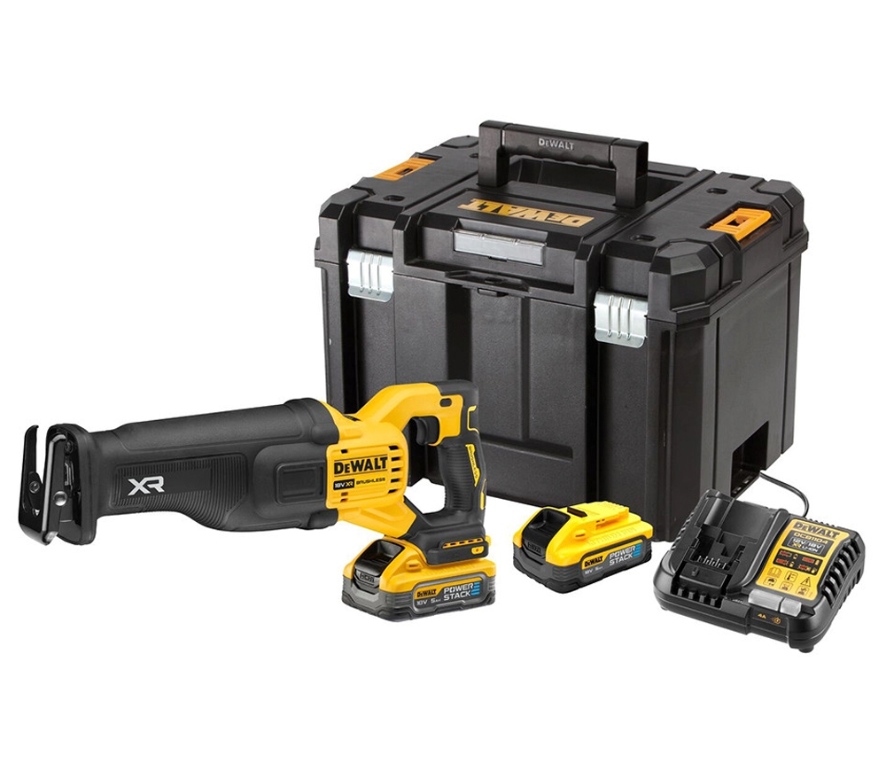 Fierăstrău sabie cu acumulator DEWALT DCS386H2T-QW 18V 5Ah