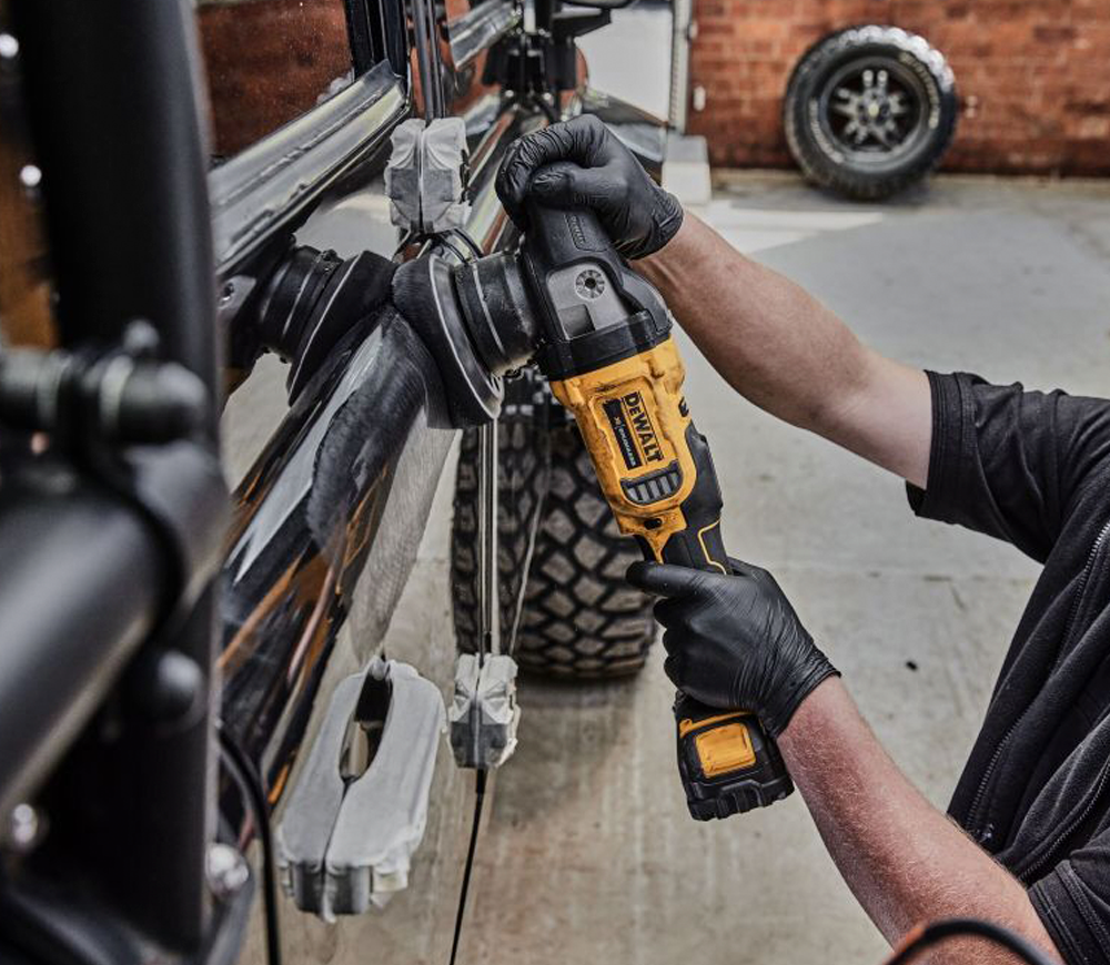 Mașină de șlefuit excentrică fără fir (fără bat) DEWALT DCM848N-XJ 125mm 18V-8