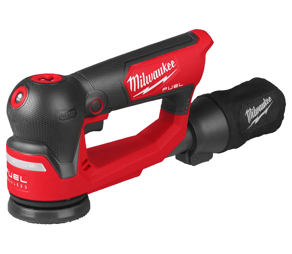 Mașină de șlefuit excentrică fără fir (fără bat) MILWAUKEE M12 FSDR75-0B 75mm 12V