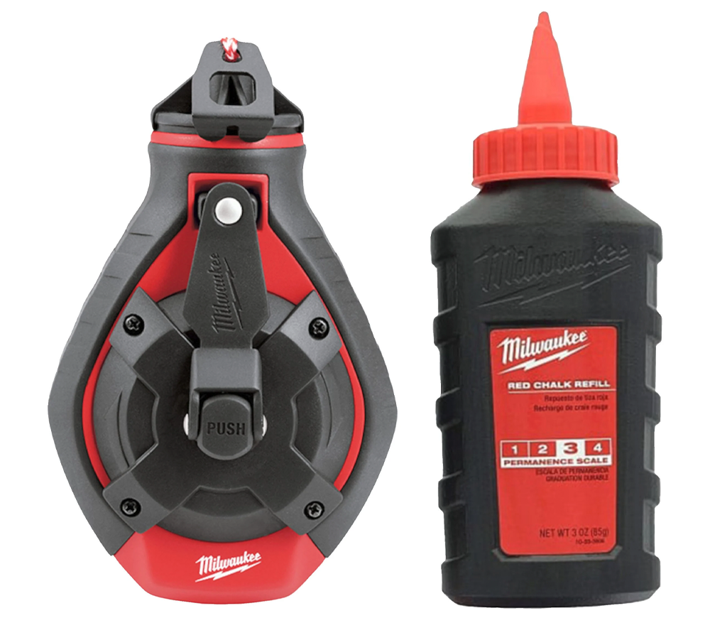 Șnur de trasat Bold Line și Rezervă Cretă Roșie Milwaukee 4932498391