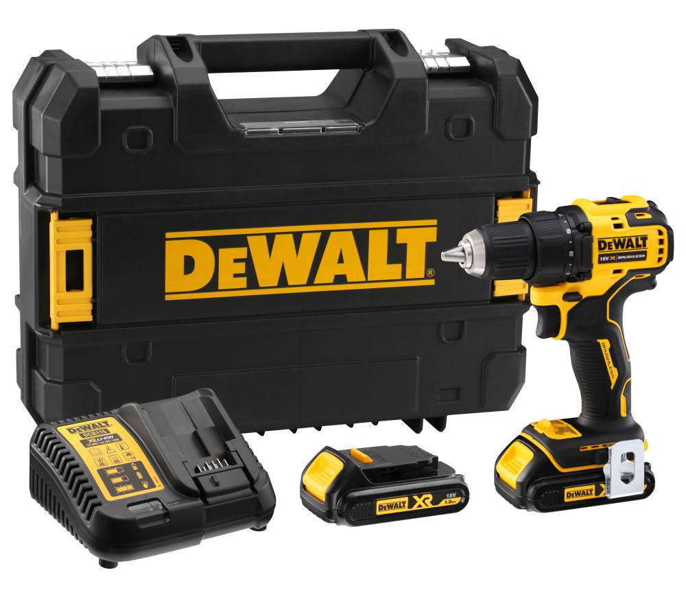 Mașină de înșurubat cu acumulator DEWALT DCD708S2T 18V 1.5Ah