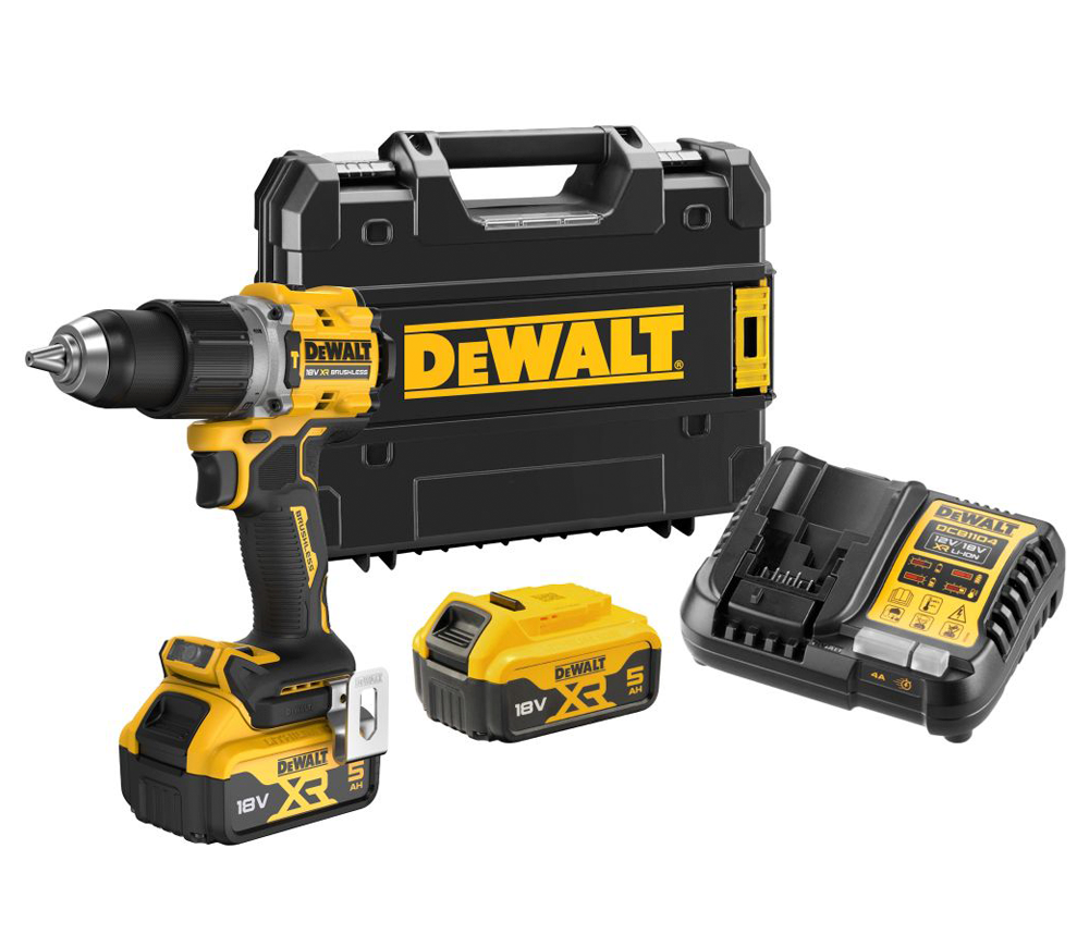 Mașină de înșurubat cu percuție cu acum. DEWALT DCD805P2T-QW 18V 5Ah