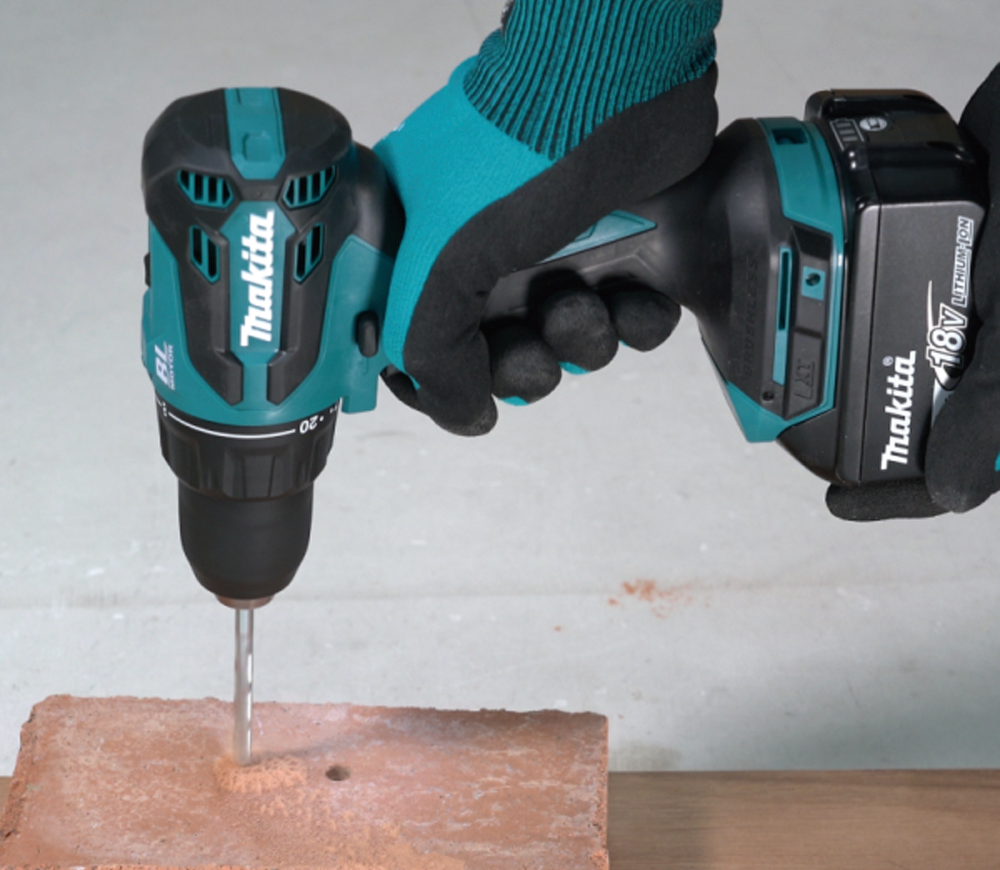 Mașină de înșurubat cu percuție cu acum. MAKITA DHP490WV 18V 2Ah-2