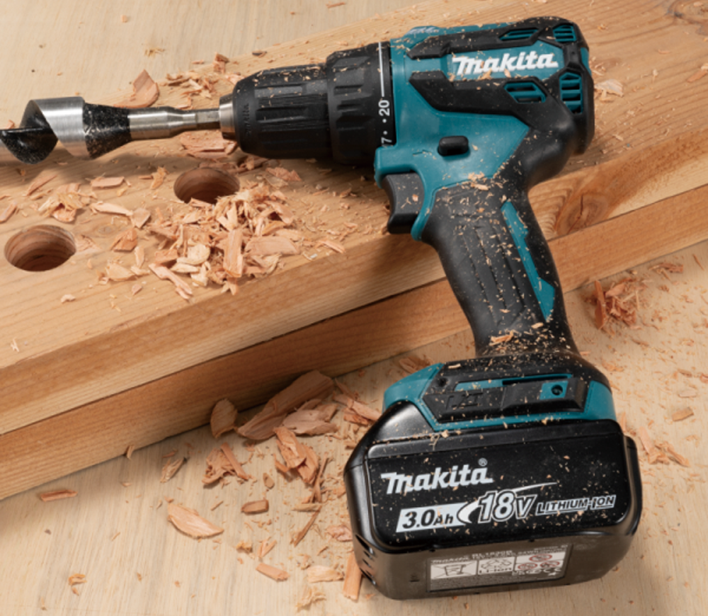 Mașină de înșurubat cu percuție cu acum. MAKITA DHP490WV 18V 2Ah-3