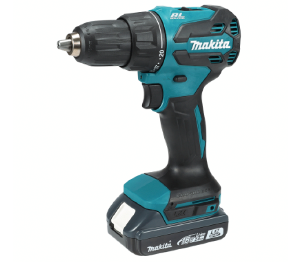 Mașină de înșurubat cu percuție cu acum. MAKITA DHP490WV 18V 2Ah