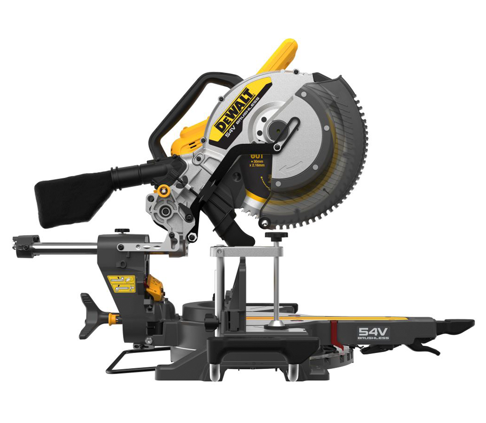 Fierăstrău  circular staționar cu acumultor 54V 9Ah DEWALT DCS781X2-QW 305mm-2