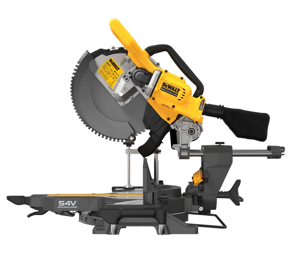 Fierăstrău  circular staționar cu acumultor 54V 9Ah DEWALT DCS781X2-QW 305mm-3
