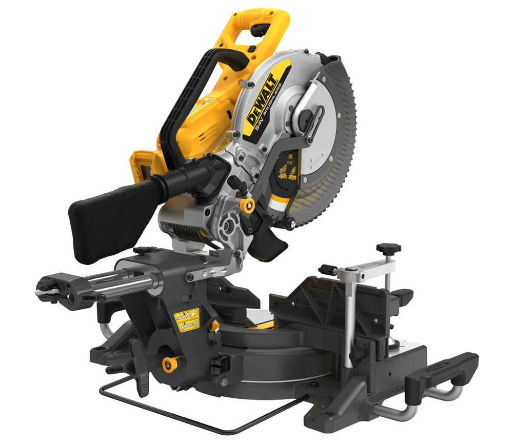 Fierăstrău  circular staționar cu acumultor 54V 9Ah DEWALT DCS781X2-QW 305mm-4