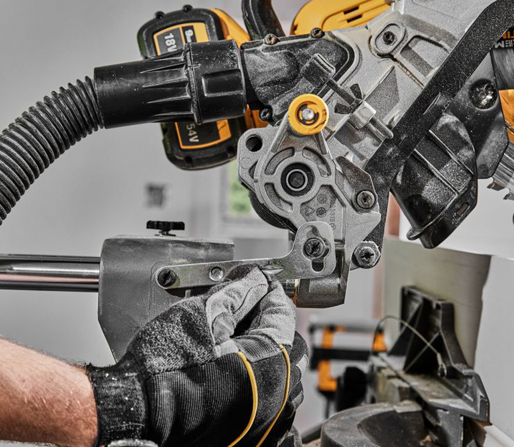 Fierăstrău  circular staționar cu acumultor 54V 9Ah DEWALT DCS781X2-QW 305mm-8