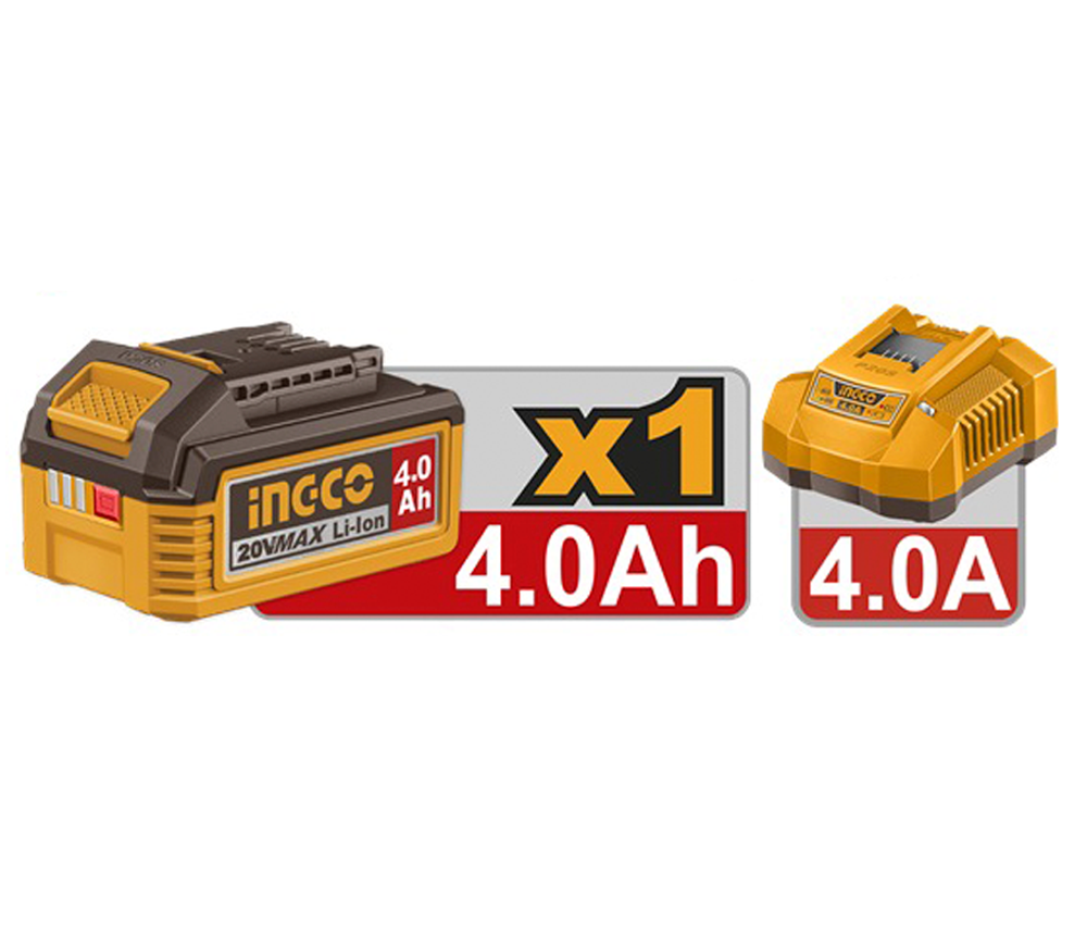 Дисковая пила аккумуляторная INGCO CSLI16523 165мм 20В 4Ач-2
