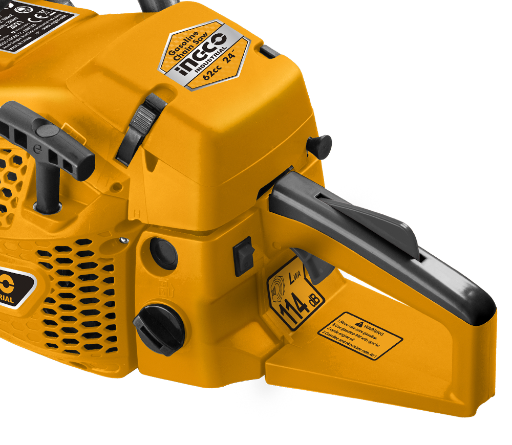 Fierăstrău cu lanț pe benzină INGCO GCS5602411 605mm 62cm3-5