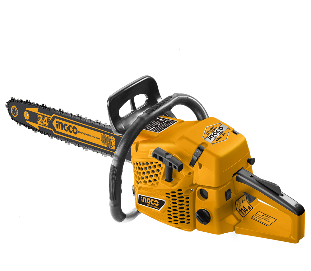 Fierăstrău cu lanț pe benzină INGCO GCS5602411 605mm 62cm3