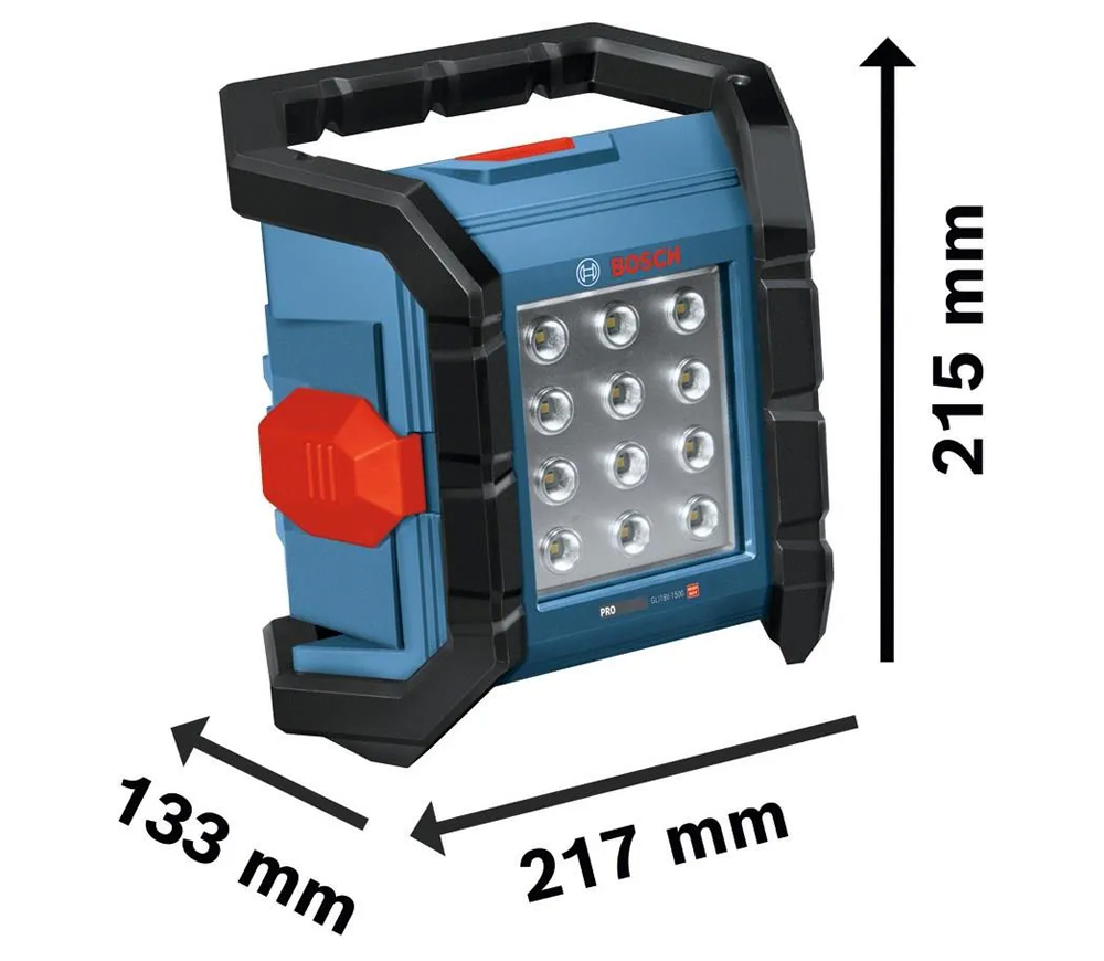 Lanternă construcții cu acumulator (fără bat) BOSCH GLI18V-1500 800/1500lm 18V-2