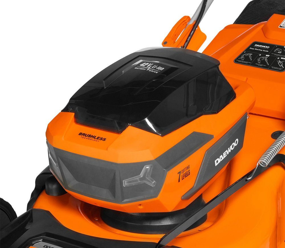 Газонокосилка аккумуляторная DAEWOO DLM 5042Li SET 470мм 2x21В 4Ач-5
