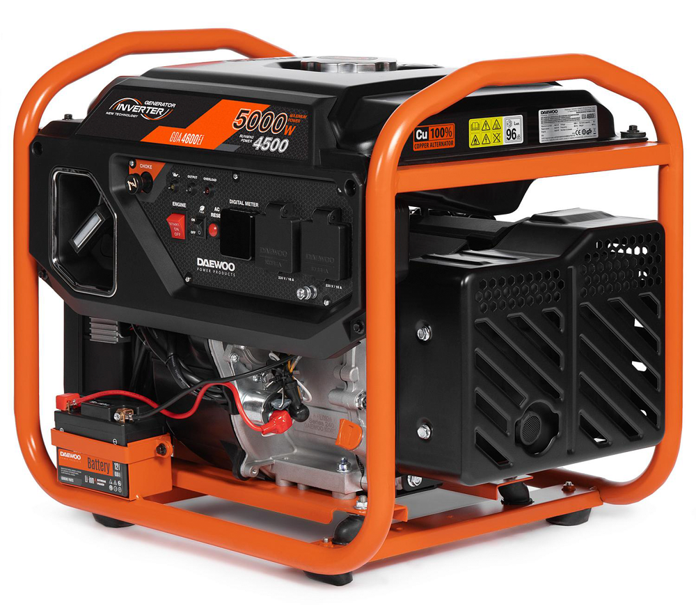 Электрогенератор DAEWOO GDA 4600Ei 5квт Бензин Инвертор-3