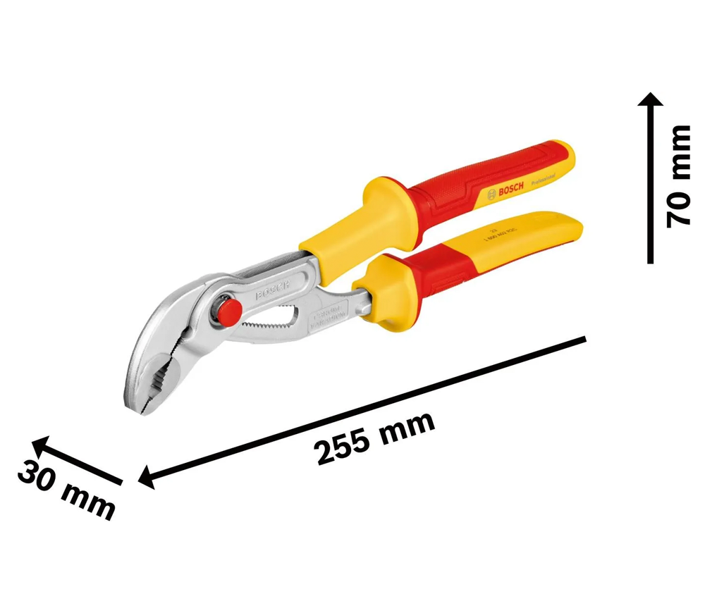 Клещи переставные VDE BOSCH Cable Snake 250мм-3