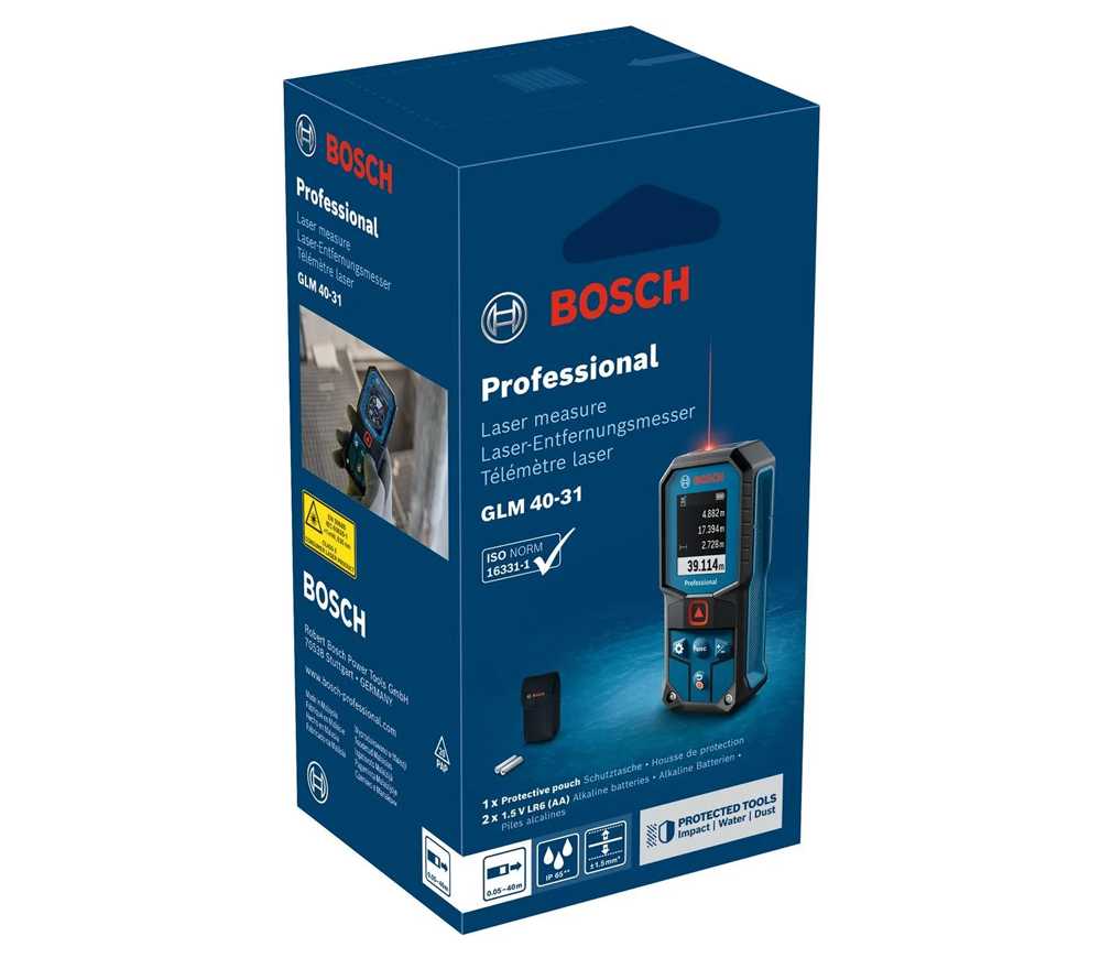 Telemetru BOSCH GLM 40-31 40m IP65-2
