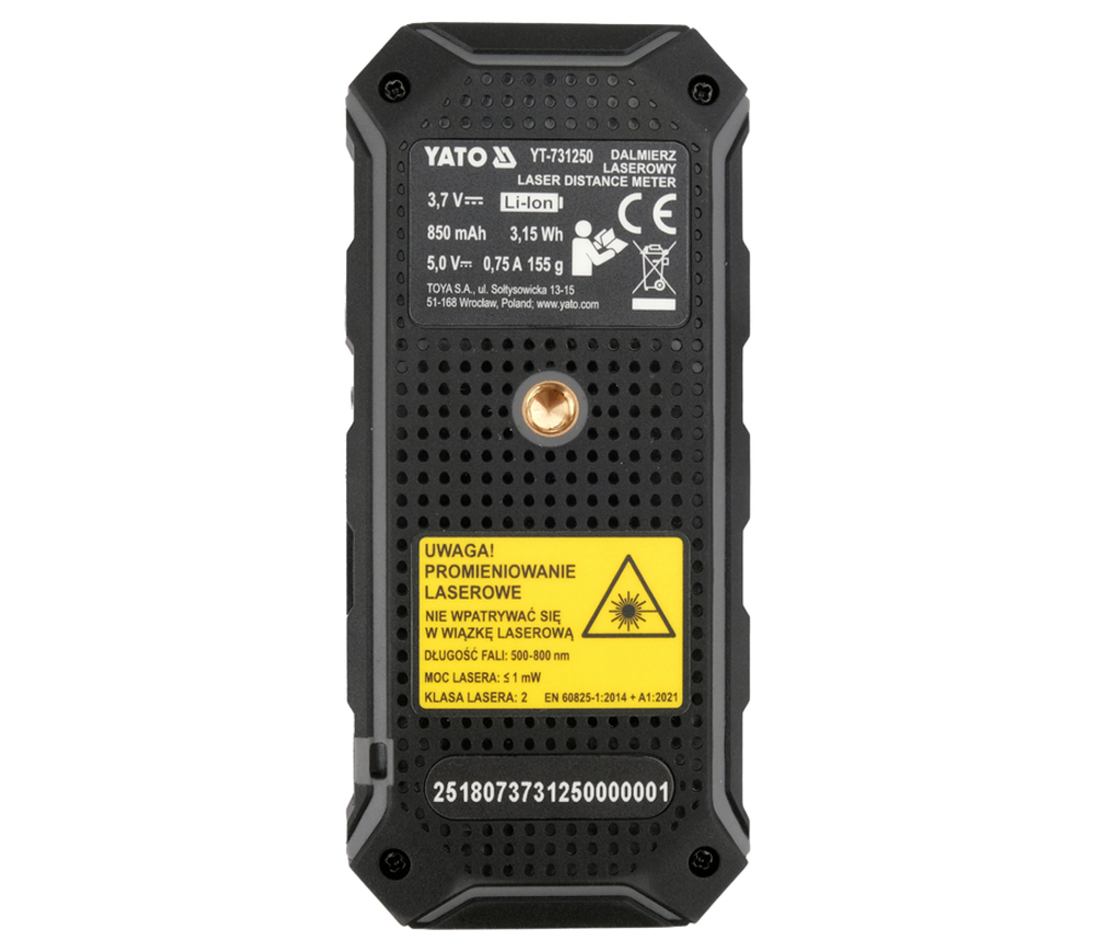 Telemetru laser bidirecțional YATO YT731250 2x100m-6