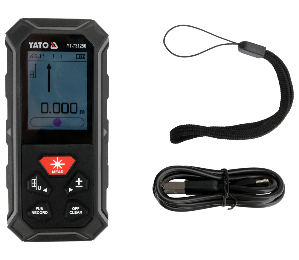 Telemetru laser bidirecțional YATO YT731250 2x100m-8