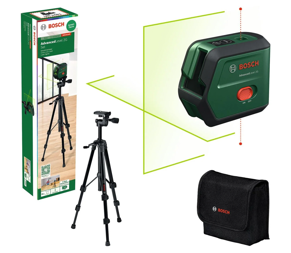 Nivelă cu laser BOSCH AdvancedLevel 2G Set 0603663G01 2fascicole 15m