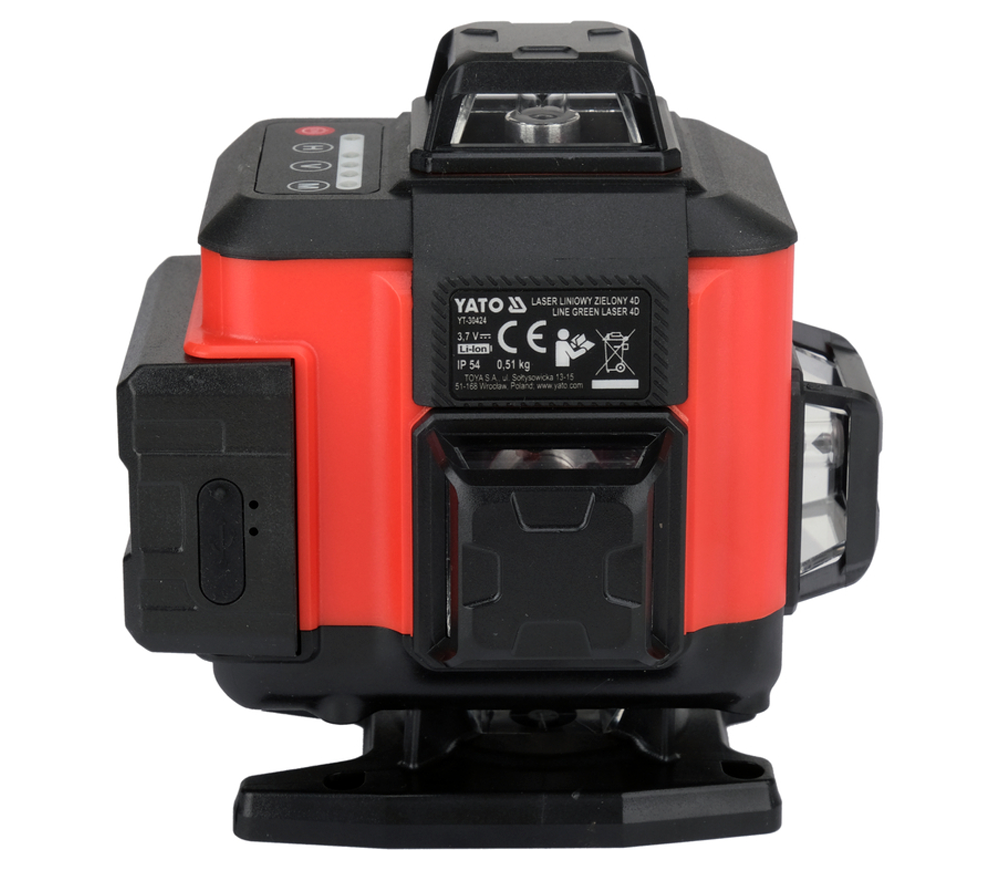 Nivelă cu laser YATO  YT30424 4fascicole 30m-4
