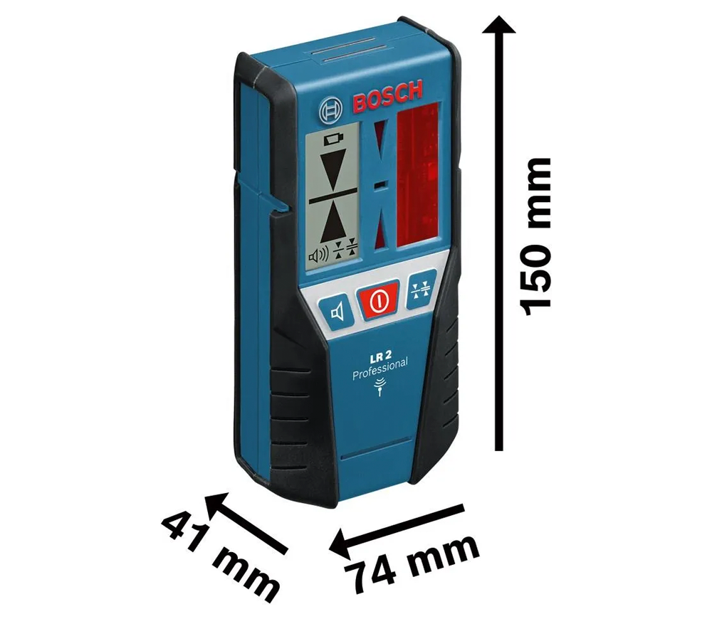 Приёмник для лазерных нивелиров BOSCH  LR 2 Professional 50m-3
